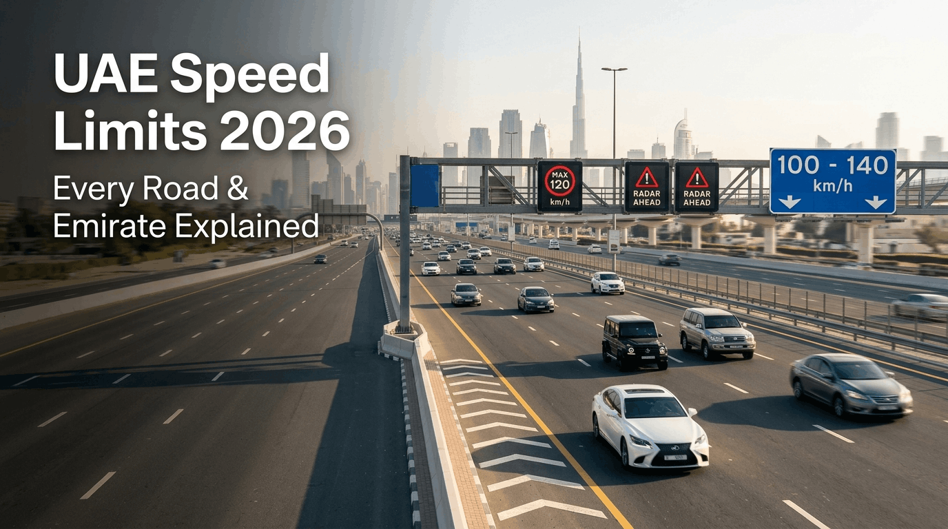 Speed Limit UAE 2026 — Rules & Fines Guide